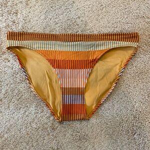 Aerie striped swim bottoms size medium
